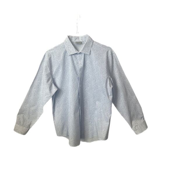 REACTION KENNETH COLE SLIM FIT BUTTON DOWN LONG SLEEVE DRESS SHIRT - Picture 1 of 11